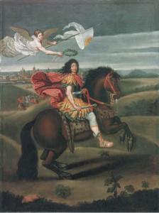 MIGNARD Pierre le Romain I 1612-1695,AN EQUESTRIAN PORTRAIT OF LOUIS XIV,Christie's GB 2004-05-10