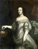 MIGNARD Pierre le Romain I 1612-1695,Jeune femme en buste devant une tenture,Tajan FR 2014-10-24