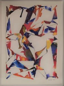 MIGNO Jean Francois 1955,Composition abstraite,1982,Toledano FR 2019-08-14
