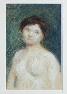 MIGNON Lucien 1865-1944,Femme en buste,Yann Le Mouel FR 2023-02-14
