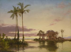 MIGNOT Louis Remy 1831-1870,Lagoon of the Guayaquil, South America,c. 1863,Christie's GB 2024-01-18
