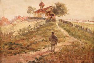 MIHAILESCU Dimitrie 1872-1921,Ciobănaș,Artmark RO 2021-10-26