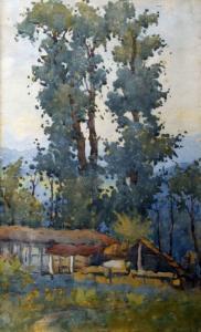 MIHOV Atanas 1879-1975,Landscape,1919,Victoria BG 2011-03-31