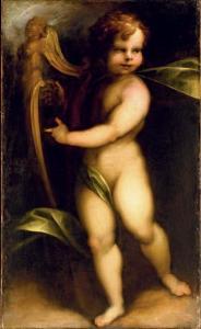 MIJTENS AERT 1541-1602,A standing putto playing a lyre,Christie's GB 2007-04-04