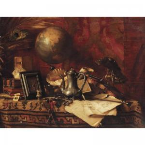 MIKESCH Fritz Friderike 1853-1891,STILL LIFE WITH GLOBE,1885,Sotheby's GB 2007-03-21