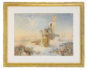 MIKESIN Michail Osipovic 1835-1896,Coronation of Alexander III,Stockholms Auktionsverket 2008-03-13