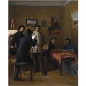 mikhailovich korin aleksei 1865-1923,IN THE ARTIST'S STUDIO,Sotheby's GB 2009-12-01