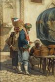 mikhailovich korin aleksei 1865-1923,The Bread Seller,Shapiro Auctions US 2015-02-28