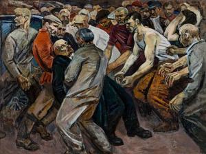 MIKHAILOVITCH KLENOV Vladimir 1932,Der Angriff,1965,Auctionata DE 2016-03-03