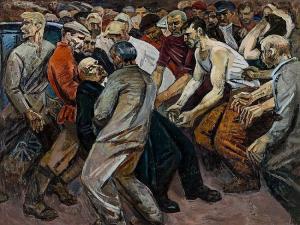 MIKHAILOVITCH KLENOV Vladimir 1932,Der Angriff,1965,Auctionata DE 2016-05-31