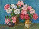 MIKHAILOVITCH LISOV Vassily 1929,Still Life - Vases of Flowers,Morgan O'Driscoll IE 2015-07-06