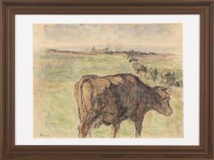 MIKKELSEN Lauritz Martin 1879-1966,Cows on the field,Bruun Rasmussen DK 2018-12-17