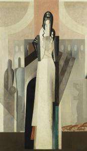 MIKLOS Gustave 1888-1967,FIGURES ET CHIEN,1921,Sotheby's GB 2014-03-11