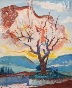 MIKLOS Gustave 1888-1967,L'arbre,1943,Millon & Associés FR 2024-04-23