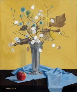 MIKLOS Szentgyorgyi 1955,Autumn still life,Nagyhazi galeria HU 2018-09-25