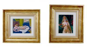 MIKLOSSY Gabor 1912-1998,female nude studies,Batemans Auctioneers & Valuers GB 2022-11-05