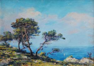 MIKS Joza 1901-1966,Dalmatia - study of pine trees,Vltav CZ 2021-06-17