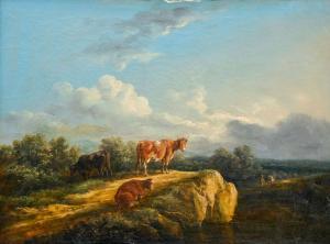 MILBOURNE Henry 1781-1826,Scène pastorale,Marambat-Camper FR 2024-04-03