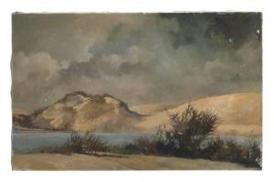 MILBY Frank 1933,Dune scene, likely Pilgrim Lake, Provincetown, Massachusetts,Eldred's US 2021-11-19