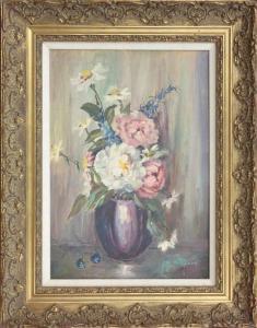 MILDRED Thomas 1900-1900,Floral Still Life,Clars Auction Gallery US 2008-11-08