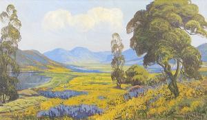 MILES Courtney L 1887-1975,A Valley Landscape in Bloom,Bonhams GB 2007-11-11