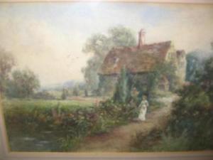 MILES F,Figure in a Cottage Garden,Hartleys Auctioneers and Valuers GB 2008-12-03