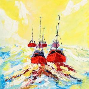 MILES James G 1953,Trawlers in the Sun,Morgan O'Driscoll IE 2024-01-29