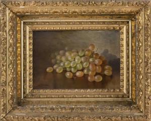 MILES JOHN CHRISTOPHER 1831-1911,Still life of grapes,Eldred's US 2021-11-19
