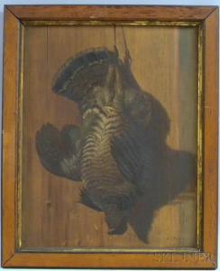 MILES John Cristopher 1837-1911,Hanging Game Still Life,Skinner US 2012-02-16