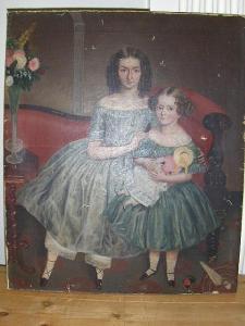 MILES John Cristopher,portrait of Rosina Bradford Tidcombe aged 11 and L,1852,Bonhams 2011-03-30