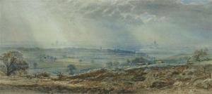 MILES Leonidas Clint 1800,View of London from Forest Hill,1877,Mallams GB 2011-07-13