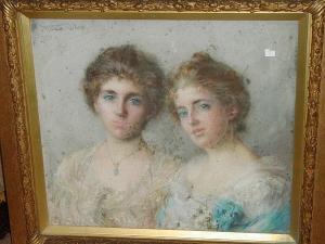 MILES Mary 1800-1900,Two sisters,1900,Bonhams GB 2004-03-18