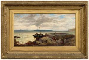 MILES Thomas Rose 1844-1916,Morning, Galway Bay,Brunk Auctions US 2009-01-03