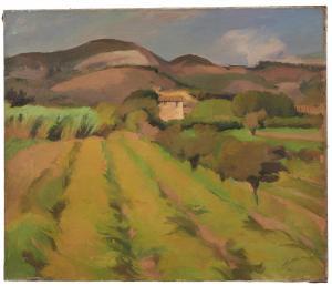 MILICH Abram Adolphe 1884-1964,A Farm in Southern France,Leonard Joel AU 2023-10-24