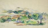 MILICH Abram Adolphe,"Sanary"( Landschaft in Südfrankreich). 1924,1924,Neumeister 2006-05-18