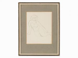 MILICH Abram Adolphe 1884-1964,Seated Female Nude,c.1920,Auctionata DE 2016-10-10