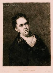 MILIUS Félix Augustin 1843-1894,Goya from LOS PROVERBIOS,Skinner US 2008-03-07