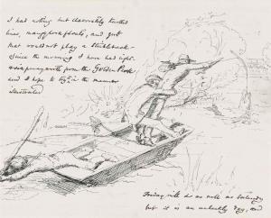 MILLAIS John Everett,A fishing expedition: An illustrated letter to Joh,1883,Christie's 2016-07-13