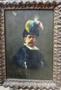 MILLAN JOAQUÍN 1964,Portrait of a gentleman in a plumed hat,Bellmans Fine Art Auctioneers 2016-01-19