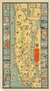 MILLARD CLAUDE E 1887-1960,MANHATTAN / FIRST CITY IN AMERICA,1933,Swann Galleries US 2021-11-23