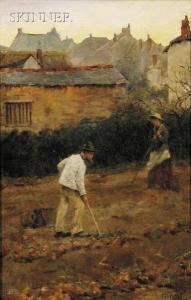 MILLARD Frederick, Fred 1857-1919,Planting Potatoes,Skinner US 2008-11-14