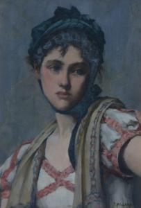 MILLARD Frederick, Fred 1857-1919,Portrait of a maiden,Dreweatts GB 2016-06-02
