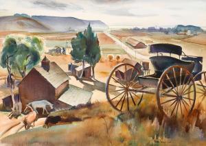 MILLER Barse 1904-1973,Landscape in Culver City,Bonhams GB 2021-11-23