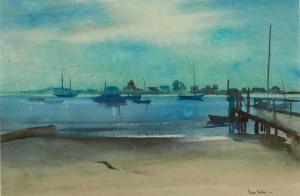 MILLER Barse 1904-1973,Newport Harbor from Balboa Island,Bonhams GB 2022-11-21
