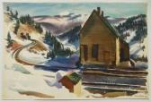 MILLER Barse 1904-1973,Railroad- Sierra Nevada,Rachel Davis US 2020-10-24