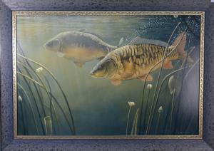 MILLER DAVID,Mirror Mirror two carp amongst lilies,2003,Andrew Smith and Son GB 2020-10-28