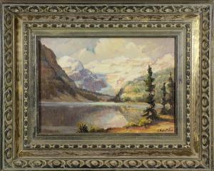 MILLER Evylena Nunn 1888-1966,Snow Capped Mountains,Clars Auction Gallery US 2018-08-11