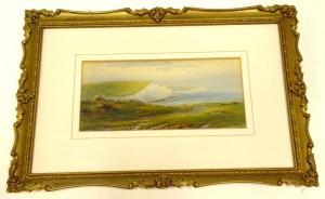 MILLER Fred,Figure on a cliff, seascape on a summers day,19th,Golding Young & Co. 2020-06-17