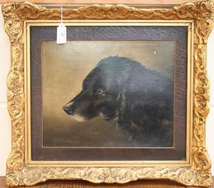 MILLER G.W 1800-1800,Study of a Spaniel's Head in Profile,1864,Tooveys Auction GB 2009-09-08