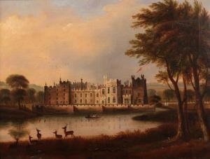 MILLER J 1900-2000,A view of Raby Castle, County Durham,1847,Tennant's GB 2019-09-14